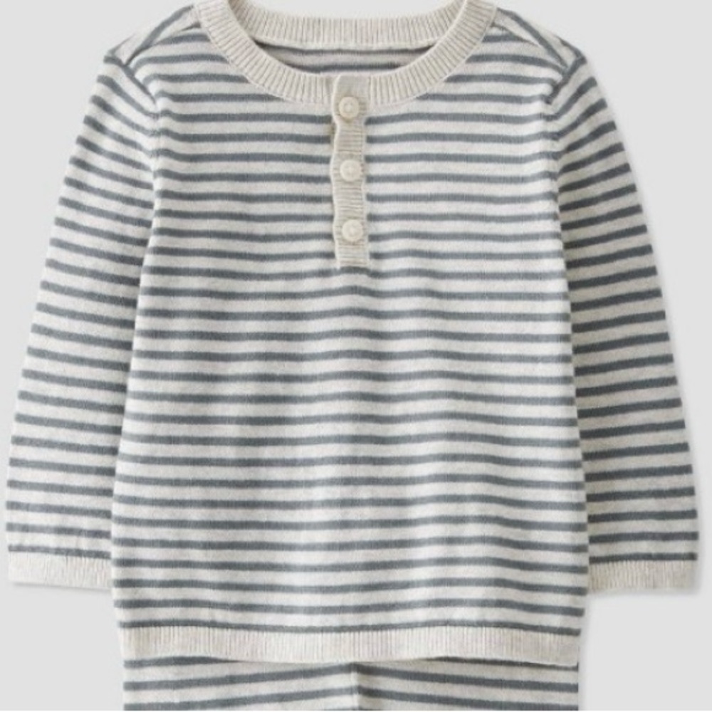 Little Planet by Carter’s organic striped newborn top only